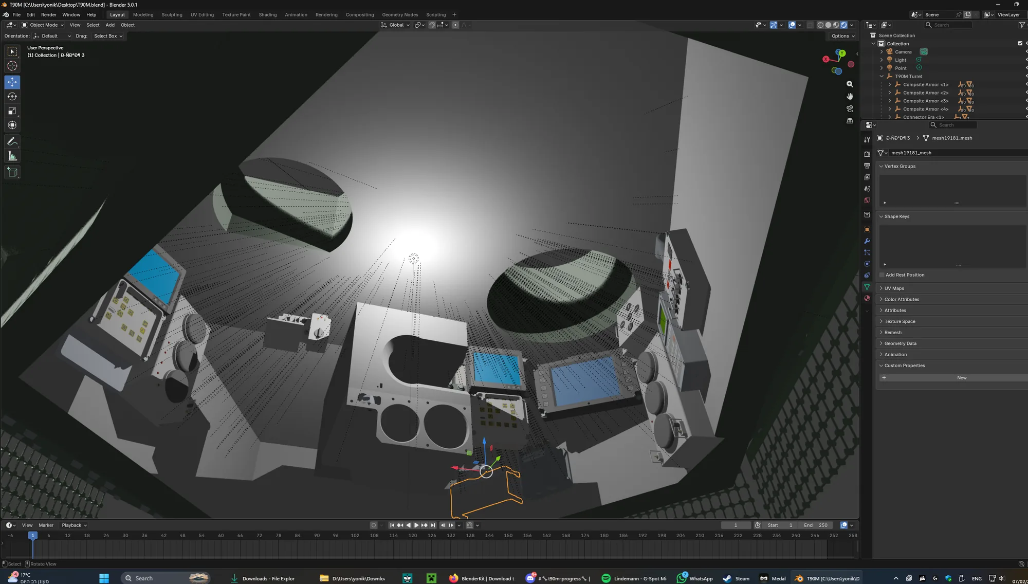 T-90M interior